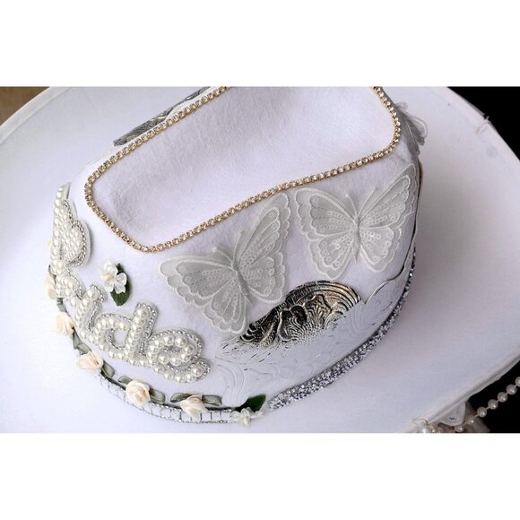 Pearl Bride Cowgirl Hat main image 5